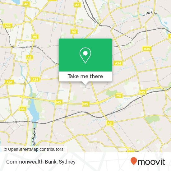 Commonwealth Bank map