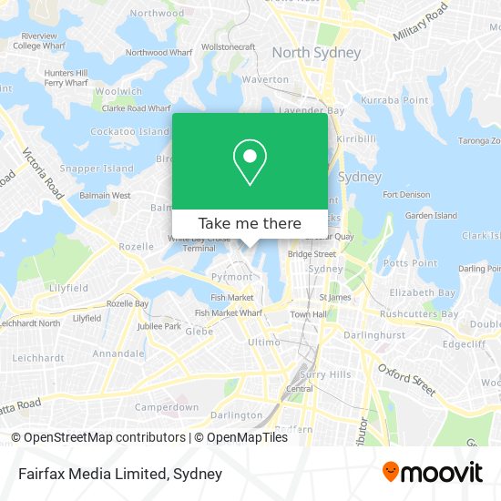 Fairfax Media Limited map