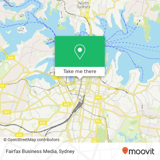 Fairfax Business Media map