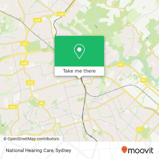 National Hearing Care map