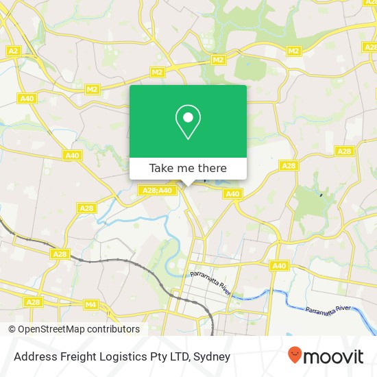 Address Freight Logistics Pty LTD map