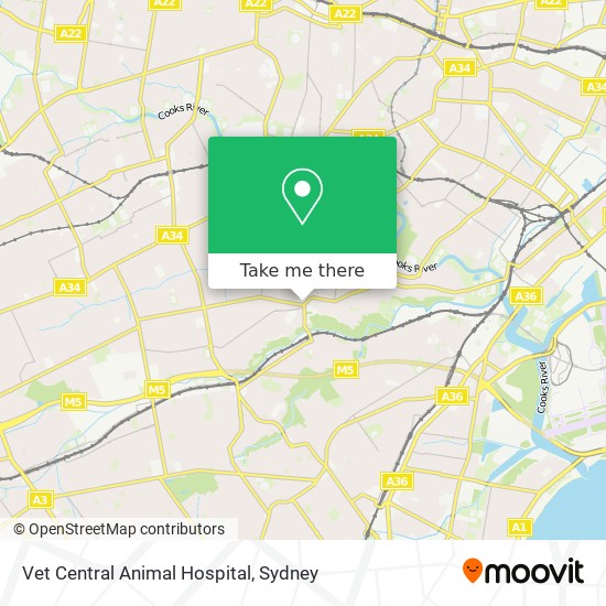 Vet Central Animal Hospital map
