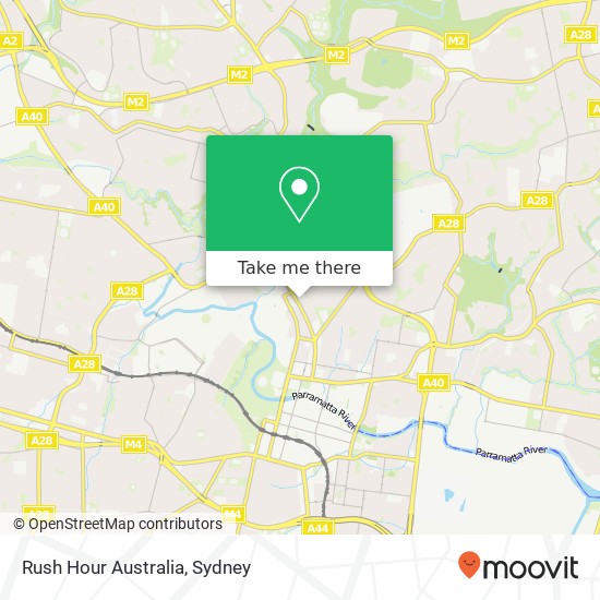 Rush Hour Australia map