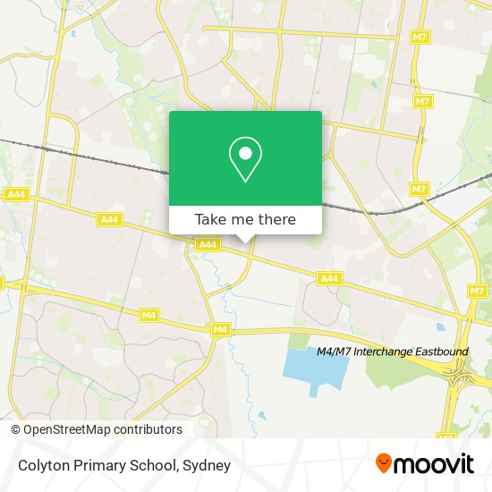 Colyton Primary School map