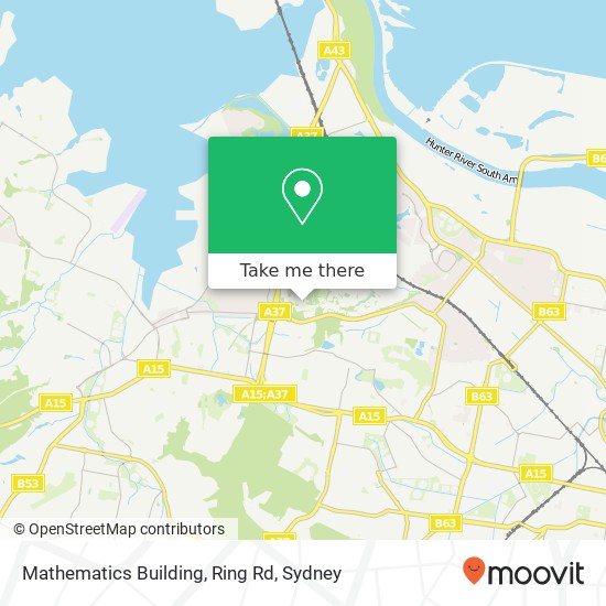 Mathematics Building, Ring Rd map