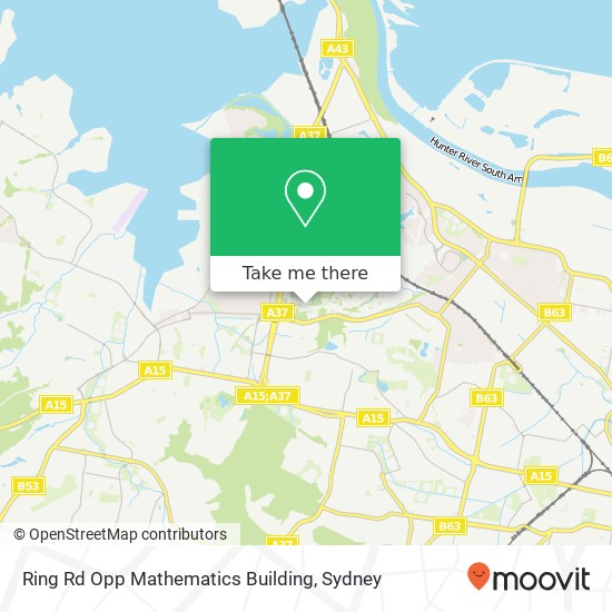 Mapa Ring Rd Opp Mathematics Building