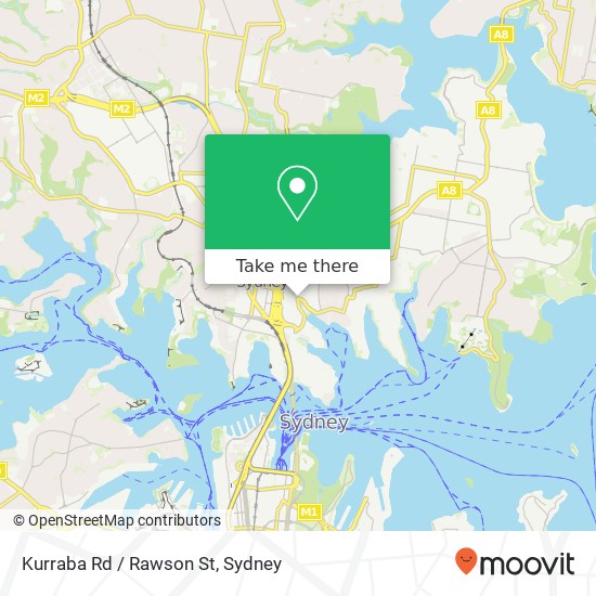 Kurraba Rd / Rawson St map