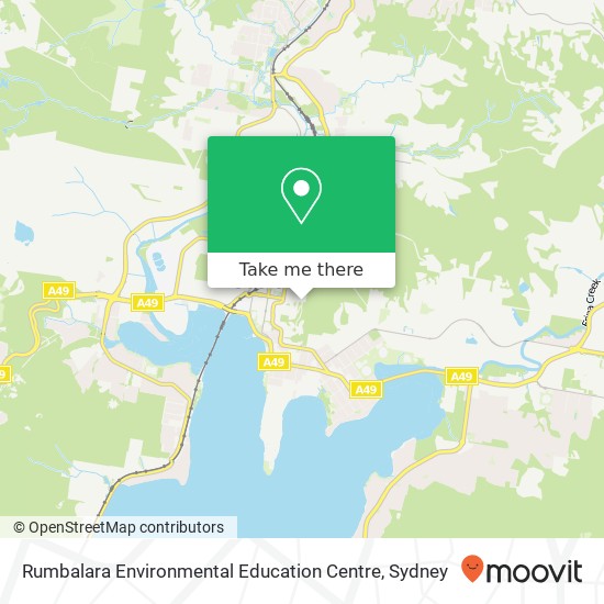 Rumbalara Environmental Education Centre map