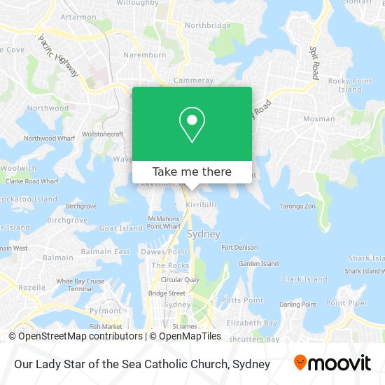 Mapa Our Lady Star of the Sea Catholic Church