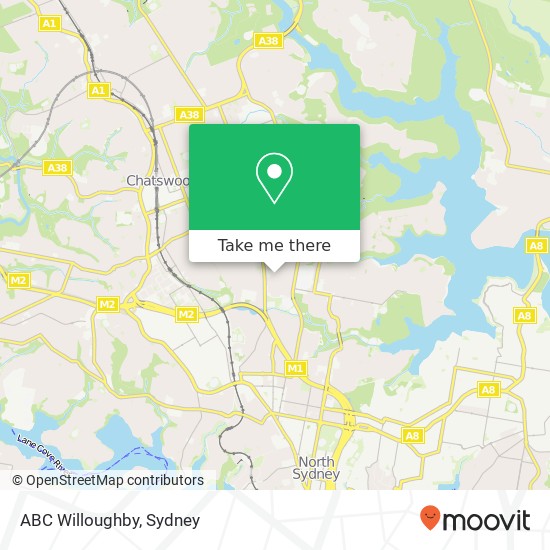 ABC Willoughby map