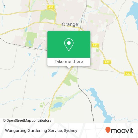 Wangarang Gardening Service map