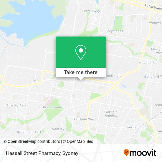 Hassall Street Pharmacy map