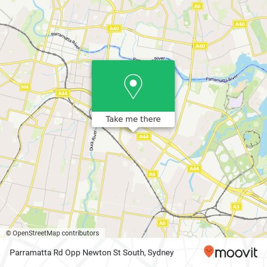 Parramatta Rd Opp Newton St South map
