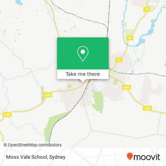 Moss Vale School map