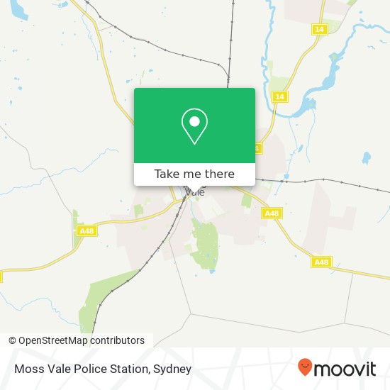 Moss Vale Police Station map