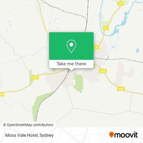 Mapa Moss Vale Hotel