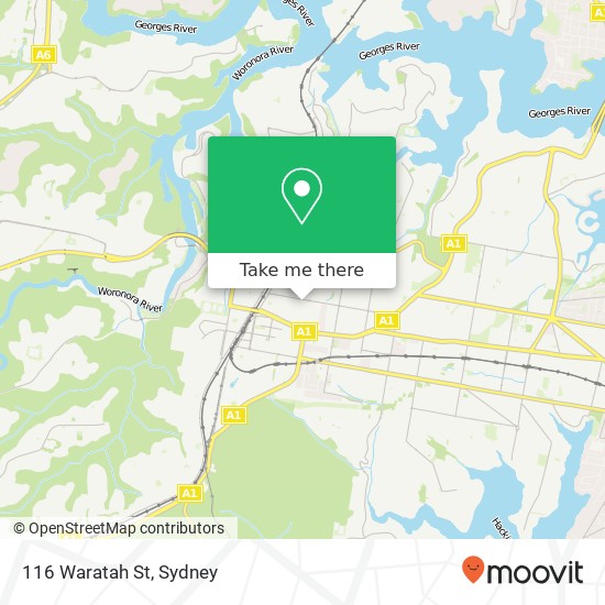 Mapa 116 Waratah St