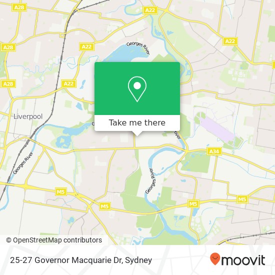 25-27 Governor Macquarie Dr map