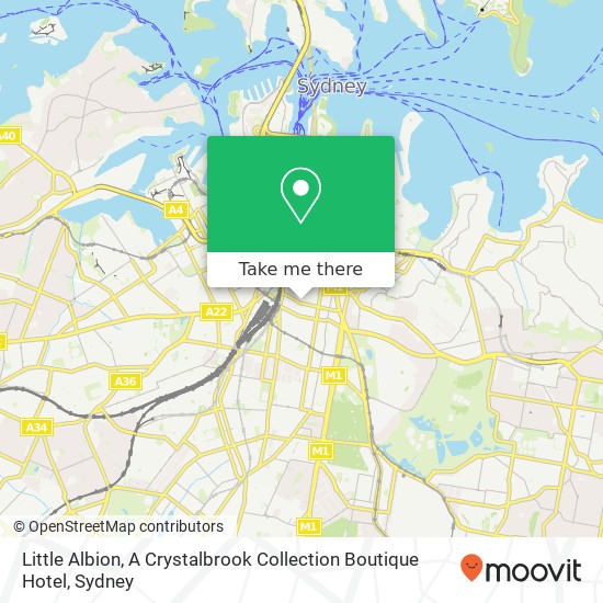 Little Albion, A Crystalbrook Collection Boutique Hotel map