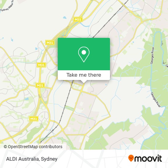 ALDI Australia map