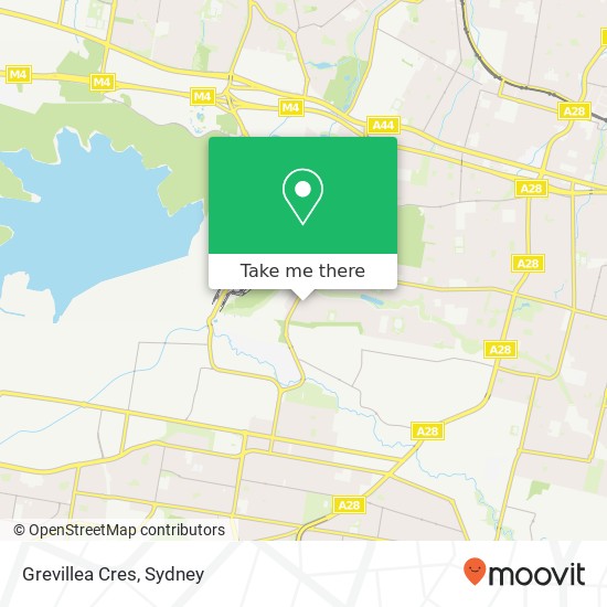 Grevillea Cres map