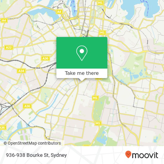 936-938 Bourke St map