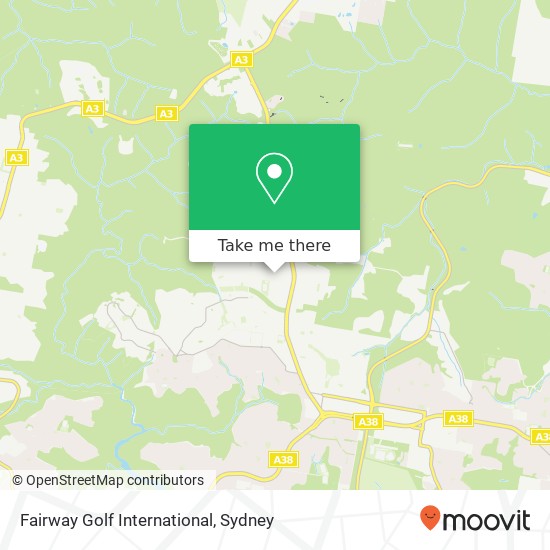 Fairway Golf International map