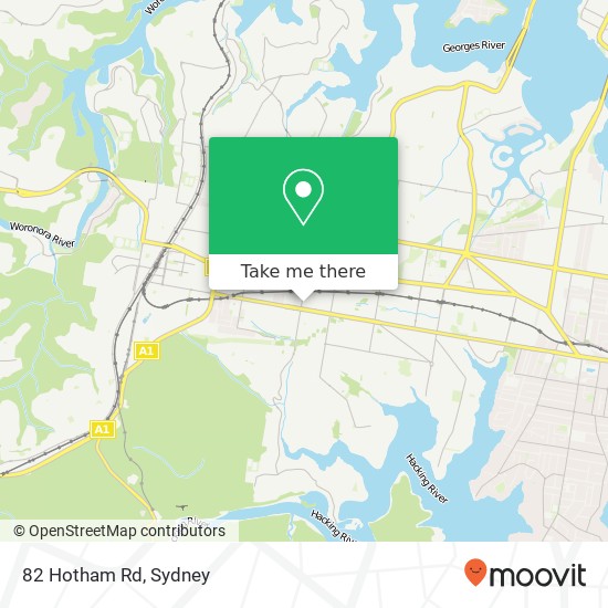 82 Hotham Rd map