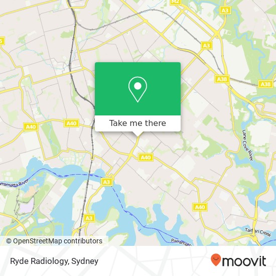 Ryde Radiology map