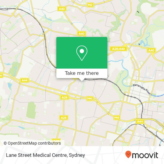 Lane Street Medical Centre map