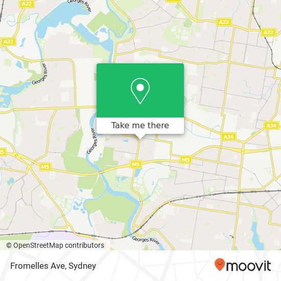 Fromelles Ave map