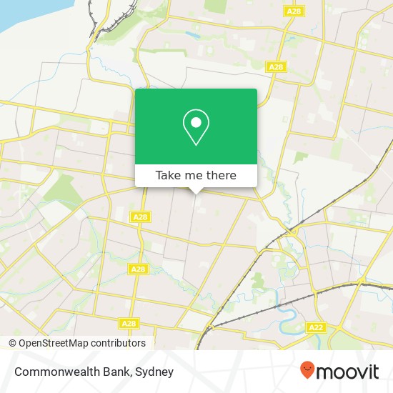 Commonwealth Bank map