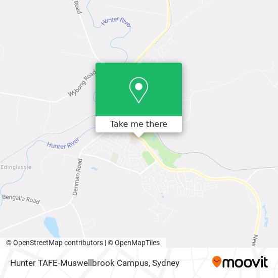 Hunter TAFE-Muswellbrook Campus map