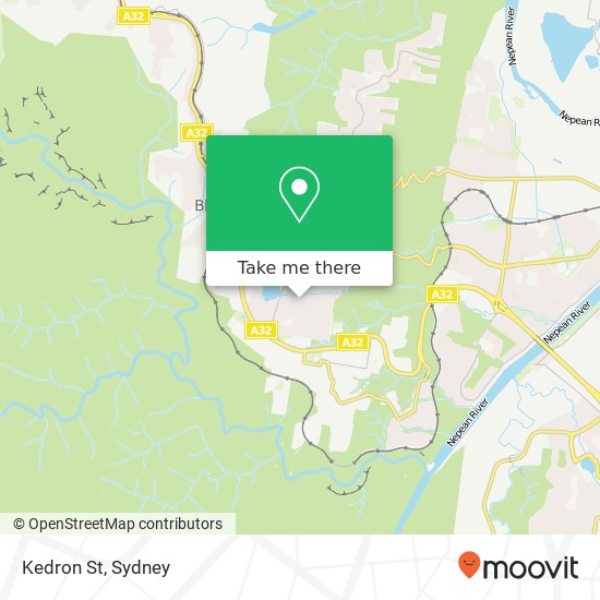 Kedron St map