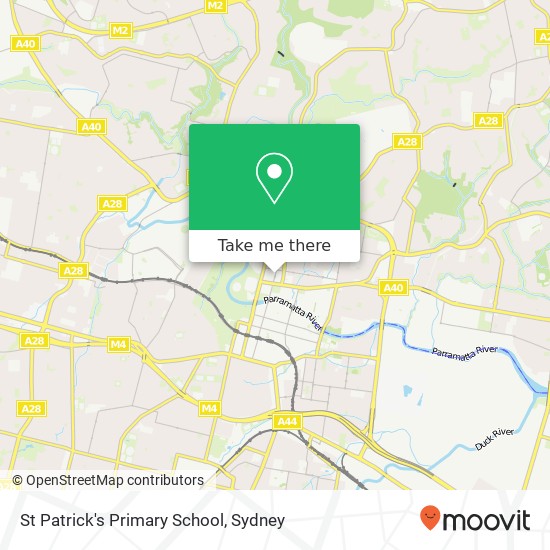 St Patrick's Primary School map