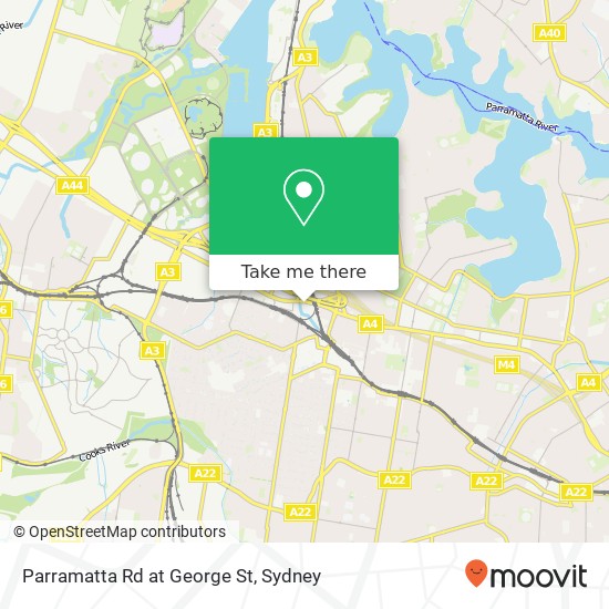 Parramatta Rd at George St map