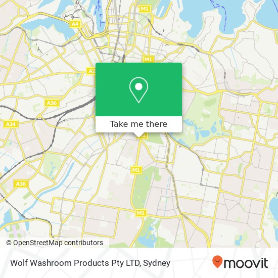 Wolf Washroom Products Pty LTD map