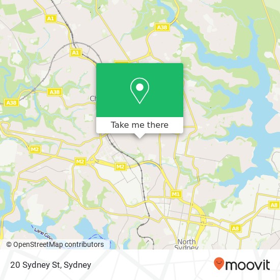 20 Sydney St map