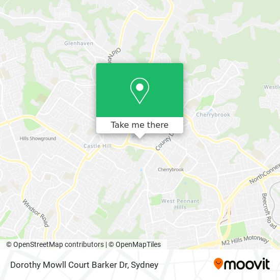 Mapa Dorothy Mowll Court Barker Dr