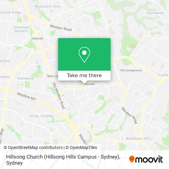 Hillsong Church (Hillsong Hills Campus - Sydney) map