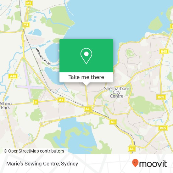 Marie's Sewing Centre map