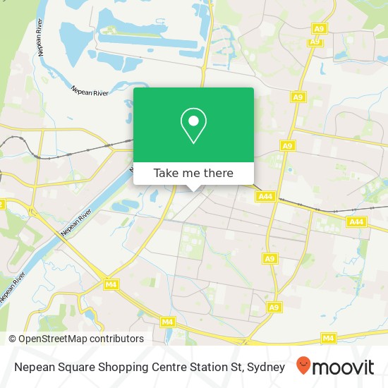 Nepean Square Shopping Centre Station St map