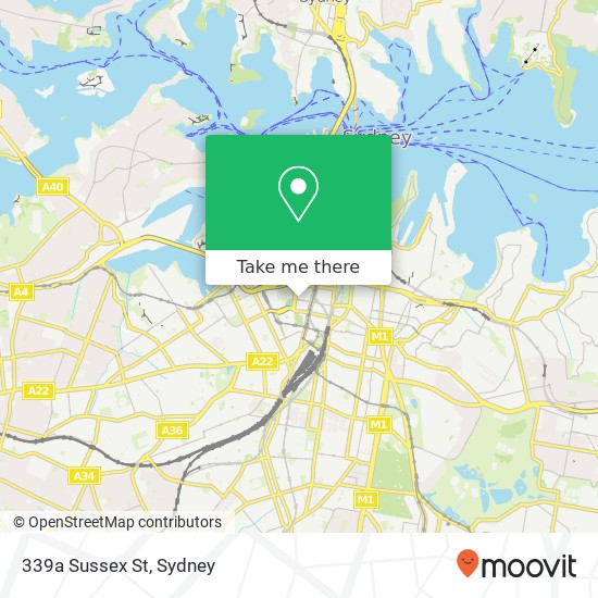 339a Sussex St map