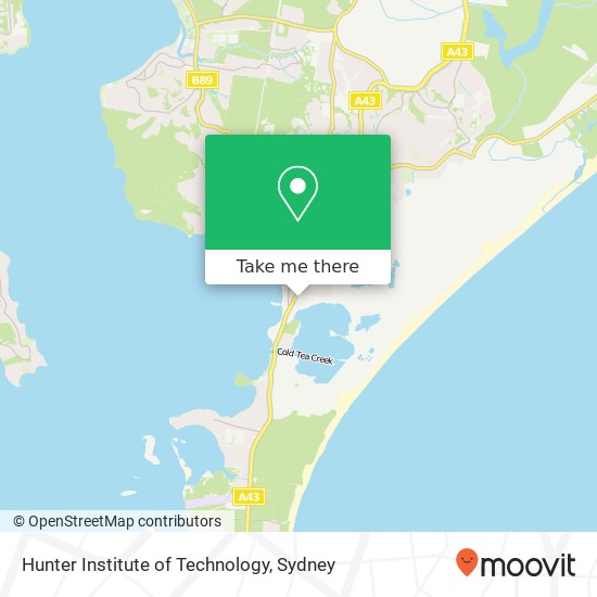 Hunter Institute of Technology map