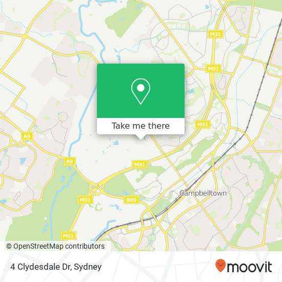 4 Clydesdale Dr map