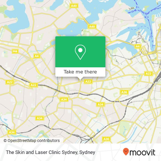 The Skin and Laser Clinic Sydney map