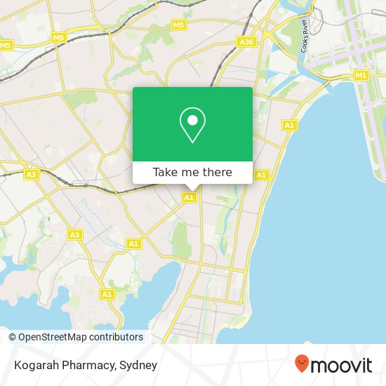 Mapa Kogarah Pharmacy