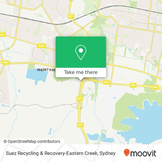 Suez Recycling & Recovery-Eastern Creek map