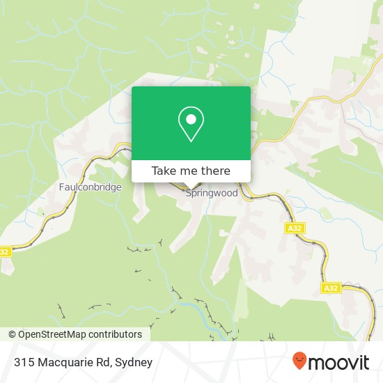 315 Macquarie Rd map