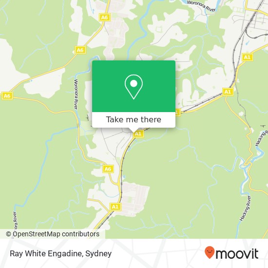 Ray White Engadine map